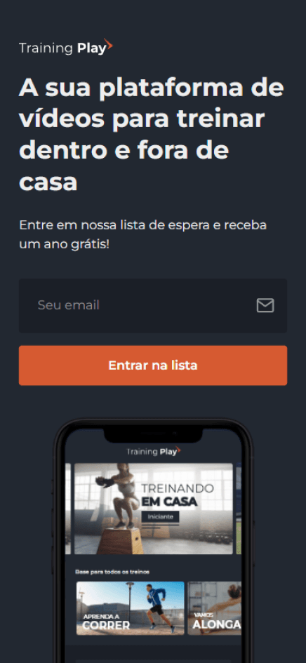 Trainingplay screen app